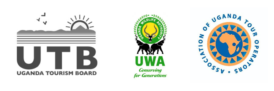 Official affiliations of Njagi Safaris including Uganda Tourism Board (UTB), Uganda Wildlife Authority (UWA), and the Association of Uganda Tour Operators (AUTO).