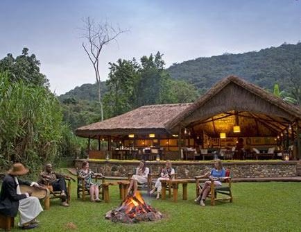 Mid-range safari lodge in Bwindi Forest offering comfortable accommodation during a Uganda Gorilla Trekking Safari