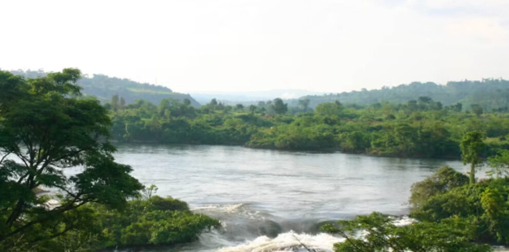 Scenic view of the Source of the Nile in Jinja, Uganda, where the River Nile begins its journey north.