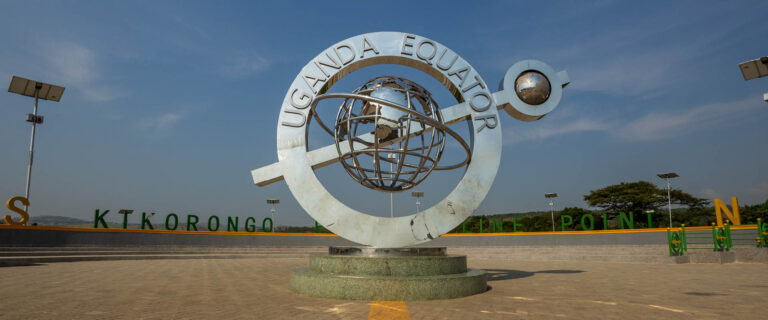 Uganda Equator Monument at Kikorongo representing the Pearl of Africa and Uganda safari experiences
