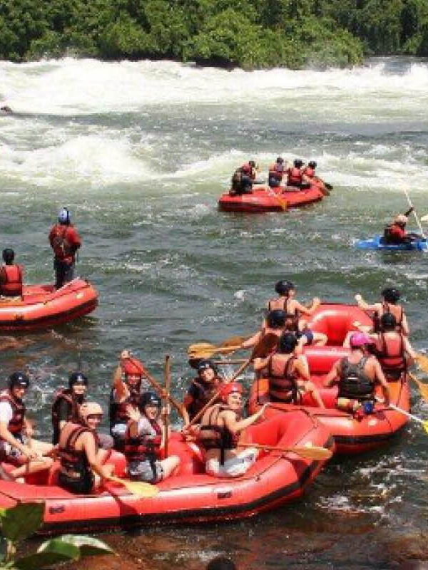 Jinja Adventure Safari with white-water rafting on the River Nile in Uganda