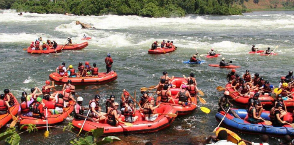 Jinja Adventure Safari with white-water rafting on the River Nile in Uganda