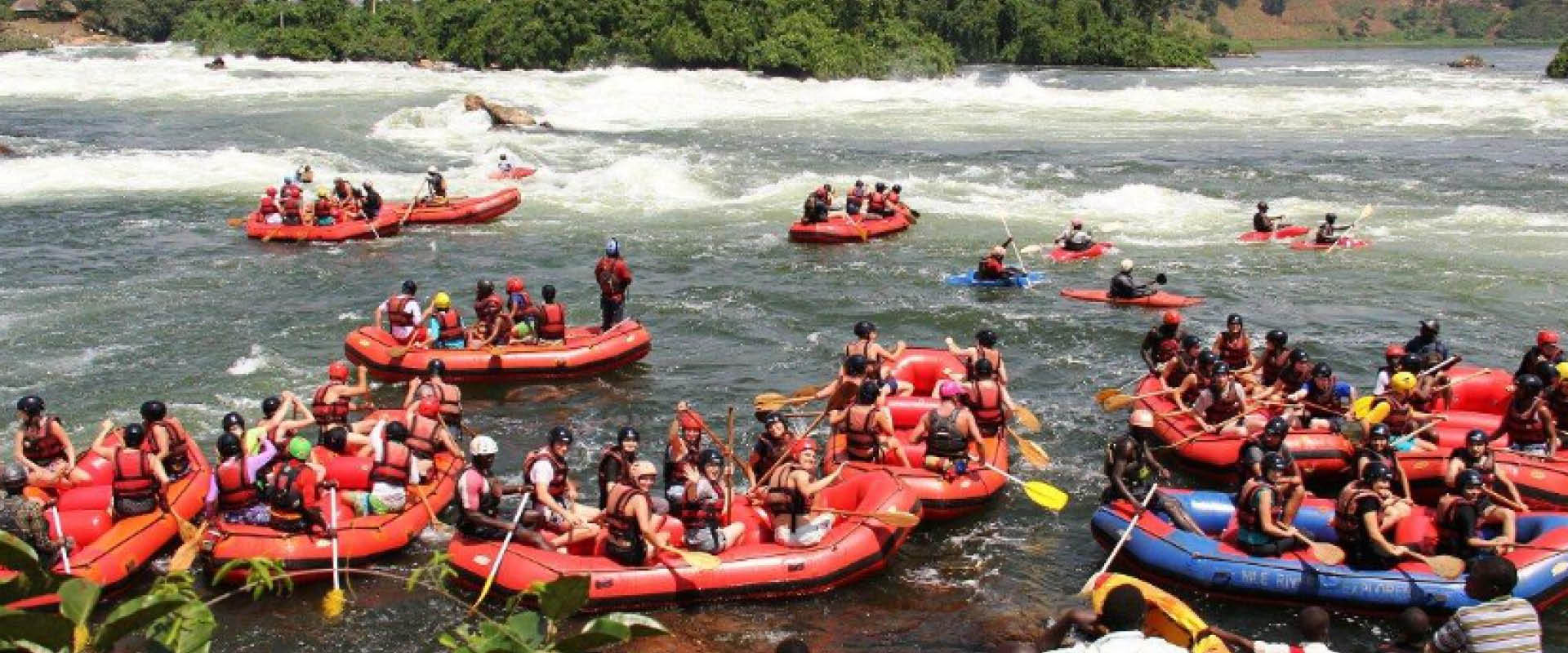 Jinja Adventure Safari with white-water rafting on the River Nile in Uganda