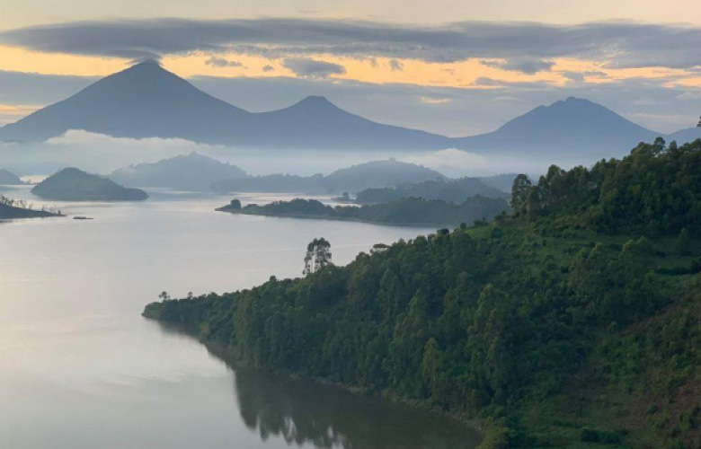 Rwanda Safari Destinations with mountains, forests and scenic landscapes