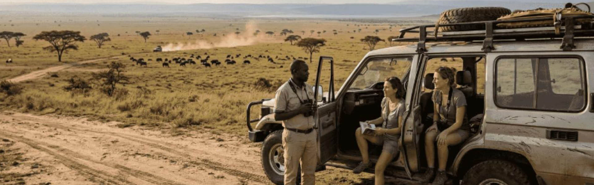 Local safari guide welcoming guests during Uganda Safari Tours & Rwanda Safari Tours with Njagi Safaris.