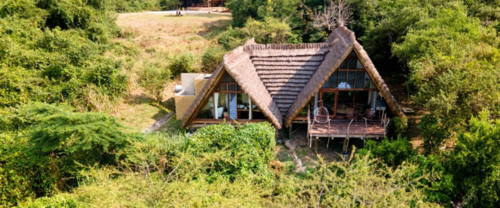 Nile Safari Lodge accommodation in a natural setting during a Uganda safari