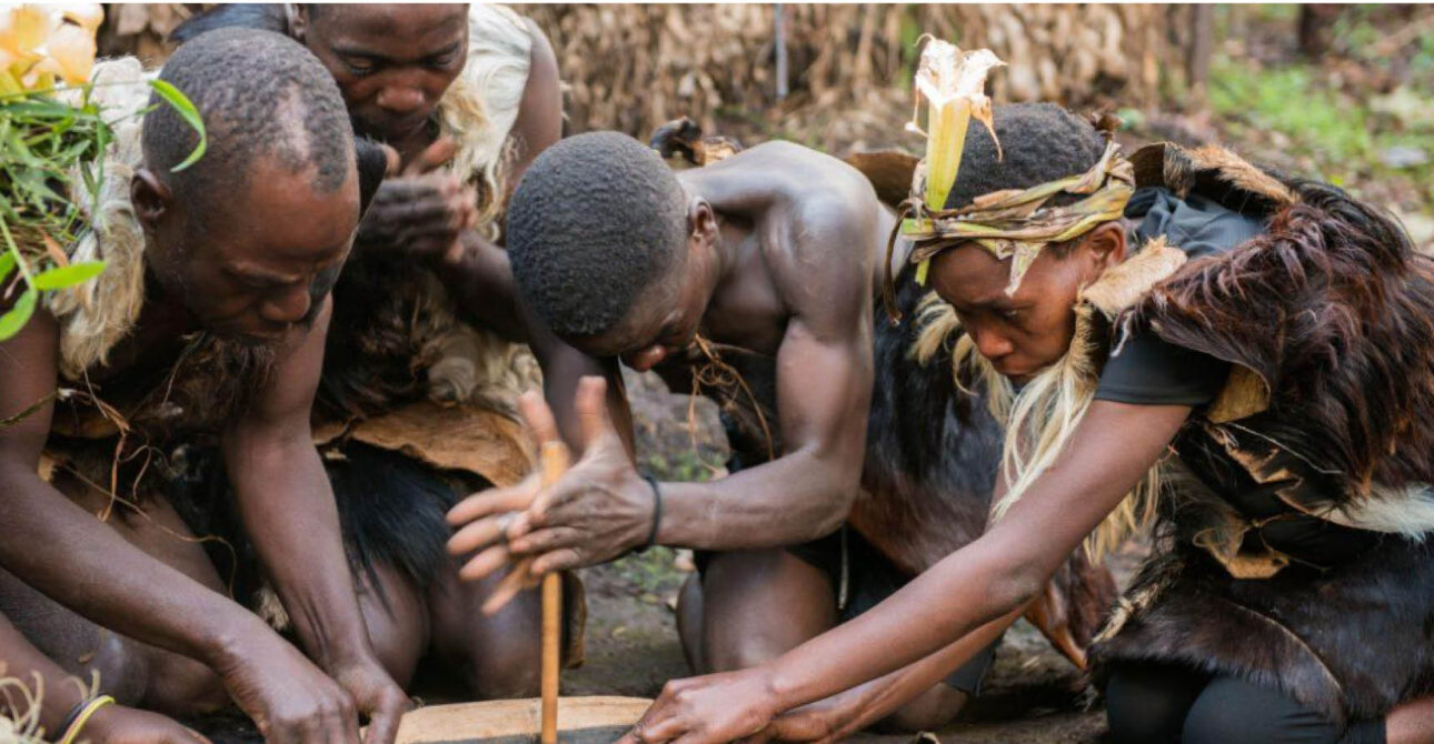 Batwa Experience in Uganda showing traditional forest knowledge