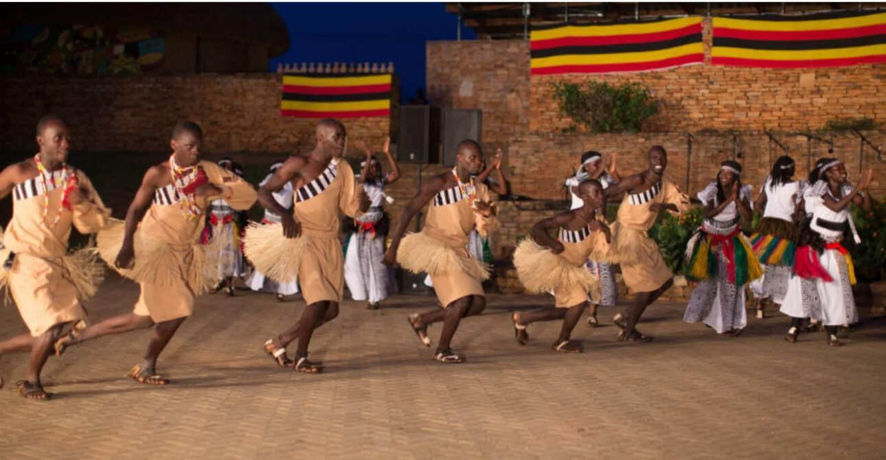 Traditional Dance in Uganda during a cultural performance