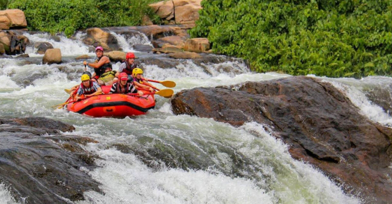 White Water Rafting in Uganda on the Nile near Jinja